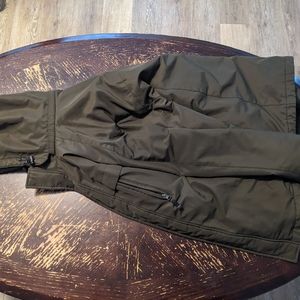 Double layer hooded jacket